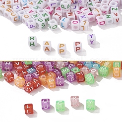 DIY 6mm Cube Bead Stretch Bracelet Kits for Children's Day&nbsp;DIY-YW0001-82