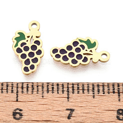 304 Stainless Steel Enamel Charms&nbsp;STAS-T065-53G-02