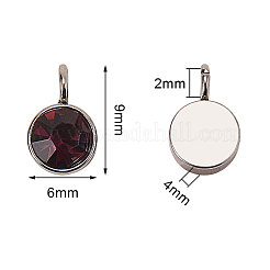 Faceted Glass Charms&nbsp;RGLA-CJ0001-03