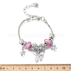 Alloy Enamel European Beads Charm Bracelets&nbsp;BJEW-F495-22P