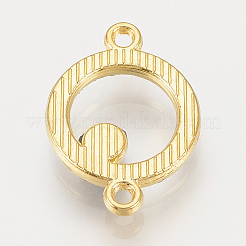 Alloy Rhinestone Links connectors&nbsp;ALRI-S170-23G
