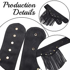 Frosted Faux Suede Tassel Waist Belts for Dress Jeans&nbsp;AJEW-WH20816-016A