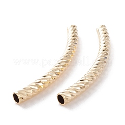 Brass Tube Beads&nbsp;X-KK-Y003-87C-G