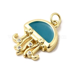 Rack Plating Brass Pendants&nbsp;KK-A268-14G-01