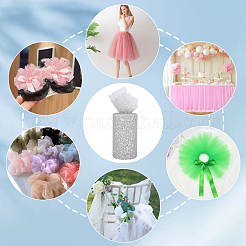 Polyester Deco Mesh Ribbons&nbsp;OCOR-WH20013-015A