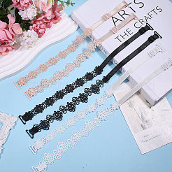 6 Pairs 6 Colors Polyester Bra Straps&nbsp;FIND-GL0002-25