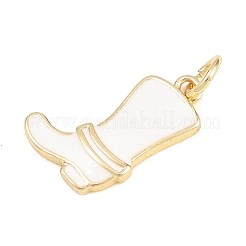 Brass Enamel Pendants&nbsp;KK-H273-29A-G01