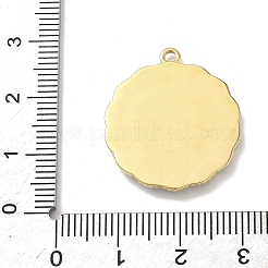 304 Stainless Steel Enamel Pendants&nbsp;STAS-G371-03G-06