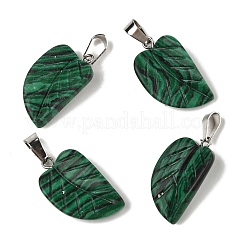 Synthetic Malachite Pendants&nbsp;G-B127-01P-05