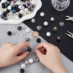 102Pcs 11 Styles Round Beads Kits&nbsp;DIY-PH0030-95A