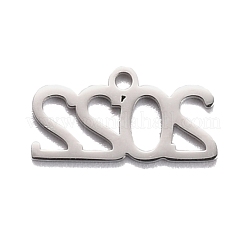 Non-Tarnish 304 Stainless Steel Pendants&nbsp;STAS-C032-12P