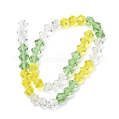 Transparent Gradient Color Glass Beads Strands&nbsp;GLAA-F131-01C-08