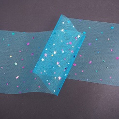 Star Sequin Deco Mesh Ribbons&nbsp;OCOR-P010-F09