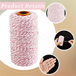 2 Rolls Macrame 2-Ply Cotton Braided Thread&nbsp;MAKN-CY0001-01C