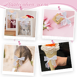 5 Yards Acrylic Fibers Wrinkle Ribbon&nbsp;OCOR-WH0070-210C