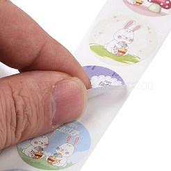 8 Patterns Easter Theme Self Adhesive Paper Sticker Rolls&nbsp;DIY-C060-03K