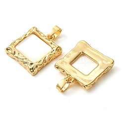 Brass Pave Shell Pendants&nbsp;KK-M277-01G