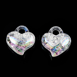 Transparent Crackle Acrylic Pendants&nbsp;MACR-ZX022-29G