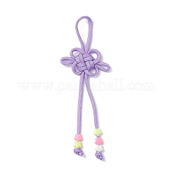 6Pcs Inner Cores Polyester & Spandex Cord Ropes Pendant Decorations&nbsp;HJEW-JM03839