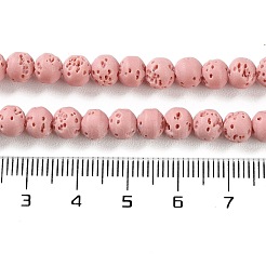 Synthetic Lava Rock Dyed Beads Strands&nbsp;G-H311-08A-08
