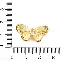 Brass Pave Clear Cubic Zirconia Links&nbsp;KK-D356-20G
