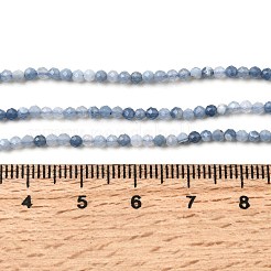 Natural Blue Opal Beads Strands&nbsp;G-P603-C-2mm-04