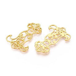 Alloy Open Back Bezel Big Pendants&nbsp;PALLOY-CJC0004-14G