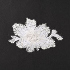 Milk Fiber Embroidery Ornament Accessories&nbsp;DIY-WH0030-55