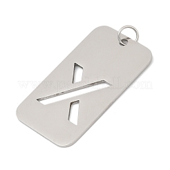 304 Stainless Steel Pendants&nbsp;STAS-M115-01P-X