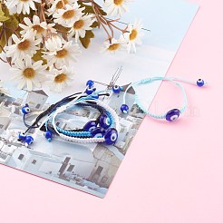 Adjustable Nylon Thread Braided Bead Bracelets&nbsp;BJEW-JB06066