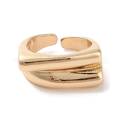 Brass Open Cuff Rings&nbsp;RJEW-K263-02KCG