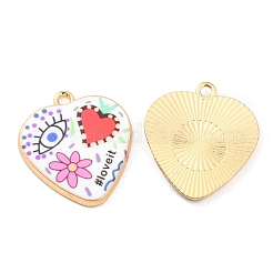 Printed Alloy Pendants&nbsp;ENAM-D051-13G