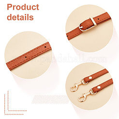 5Pcs 5 Colors Adjustable PU Leather Bag Shoulder Straps&nbsp;DIY-PH0013-79G
