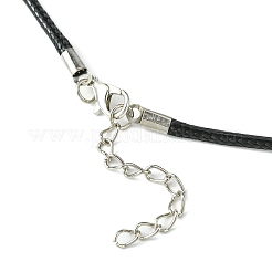 Angel Shape Alloy with Glass Pendant Necklaces&nbsp;NJEW-JN04560-03
