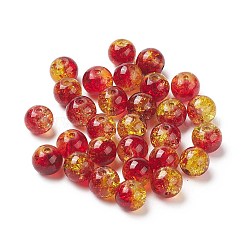 25Pcs Transparent Crackle Glass Beads&nbsp;CCG-XCP0001-02A
