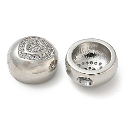 Rack Plating Brass Micro Pave Cubic Zirconia Pendants&nbsp;KK-K392-24P