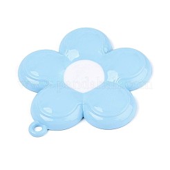 Spray Painted Alloy and Enamel Big Pendants&nbsp;PALLOY-T092-80C