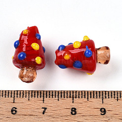 Handmade Lampwork Bumpy Beads&nbsp;X1-LAMP-T022-02A-08