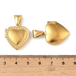 316 Stainless Steel Locket Pendants&nbsp;STAS-K321-25G