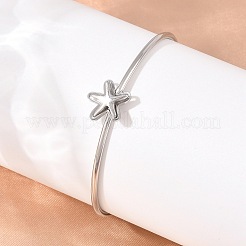 304 Stainless Steel Bangles for Women&nbsp;BJEW-N040-01C-P