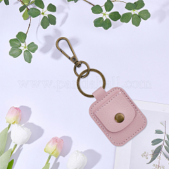 Rectangle PU Leather Ring Holder Pendant Decoration&nbsp;AJEW-WH20054-027B