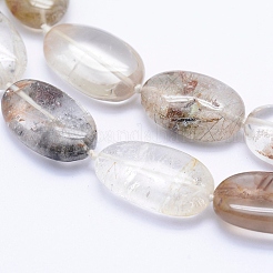 Natural Lodolite Quartz Beads Strands&nbsp;G-F532-01-A
