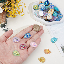 50Pcs Resin Cabochons&nbsp;CRES-GF0001-07