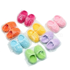 Flocking Resin Ctton Slippers Model&nbsp;PW-WG68429-01