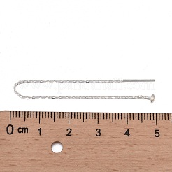 925 Sterling Silver Ear Stud Findings&nbsp;X-STER-I014-03S