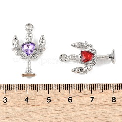 Alloy Rhinestone Pendants&nbsp;ALRI-L052-01P