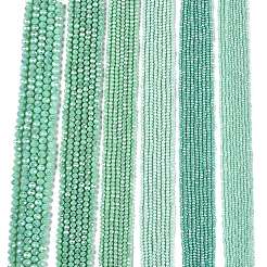 Electroplate Glass Beads Strands&nbsp;LS-EGLA-A044-P6mm-B14