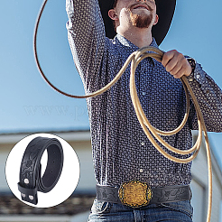 1Pc Imitation Leather Men's Chain Belts&nbsp;AJEW-CL0002-13A