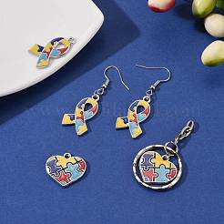 8Pcs 2 Style Enamel Alloy Pendants&nbsp;ENAM-LS0001-09P