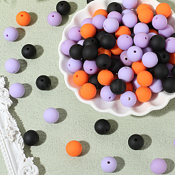 Rubberized Style Imitated Silicone Acrylic Beads&nbsp;MACR-PA0001-06B-04